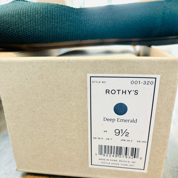 ’The Flat’ by Rothy’s in Emerald Green - Picture 7 of 7